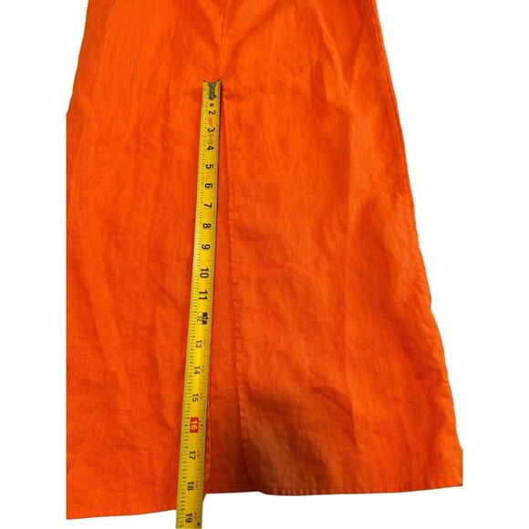 Reformation Orange Maxi Dress - Picture 5 of 11